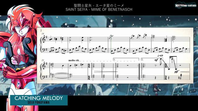 Catching Melody (Mime's Requiem)(Saint Seiya OST)[Harp Solo Arrangement] смотреть онлайн