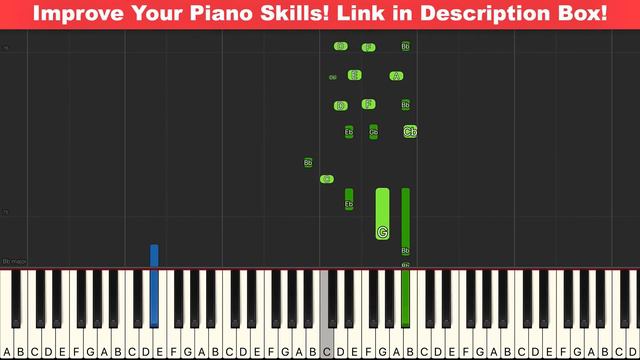 Bohemian Rhapsody Queen Piano tutorial Synthesia смотреть онлайн