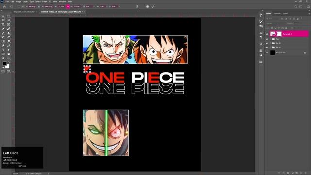 Anime Streetwear T-Shirt Design in Photoshop || Anime GFX || One Piece Streetwear смотреть онлайн