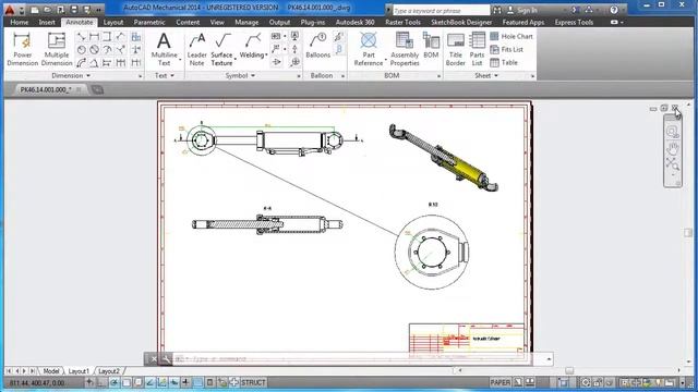 Autodesk Product Design Suite Test Drive - AutoCAD Mechanical Commercial смотреть онлайн