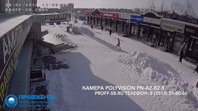 Пример дневной записи с камеры Polyvision PN-A2-B2.8 смотреть онлайн