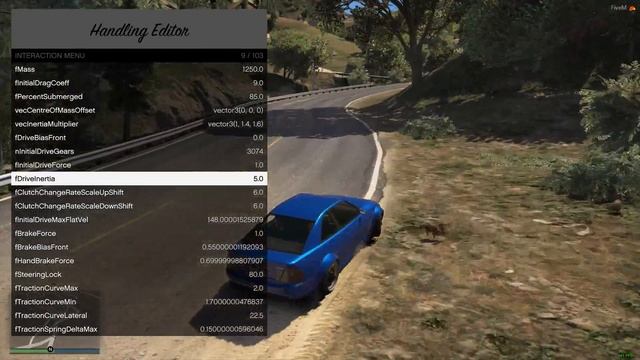FiveM: In-Game Handling Editing Showcase смотреть онлайн