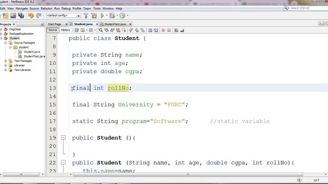 Final Variable in JAVA ||Static vs. Final Variable || Code and URDU Explanation смотреть онлайн