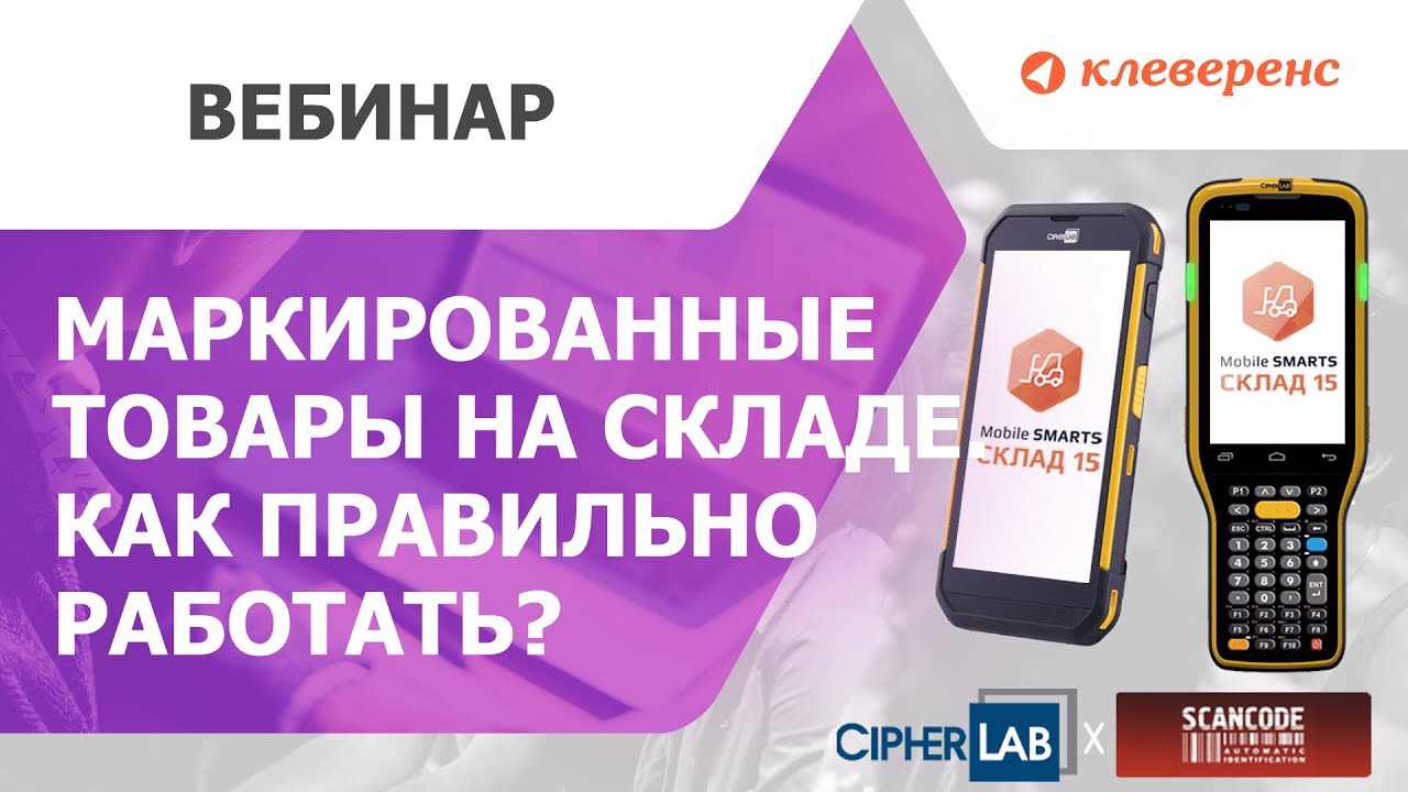 Работа с маркированными товарами на складе. «Склад 15 + маркировки» смотреть онлайн