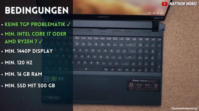 Bester Gaming Laptop RTX 3070 Ti 130 Watt - Gigabyte Aorus 15 mit Intel Core i7 12700H смотреть онлайн