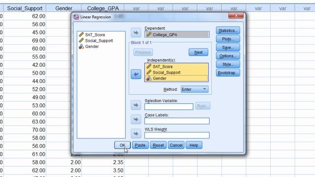 Multiple Regression in SPSS - R Square; P-Value; ANOVA F; Beta (Part 1 of 3) смотреть онлайн