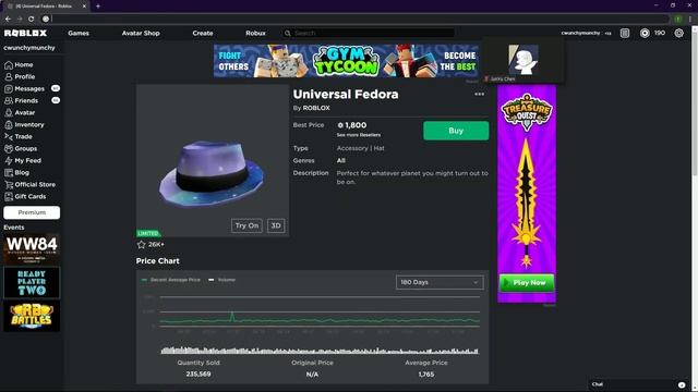 Roblox Limited Sniper!!!! (WORKING смотреть онлайн