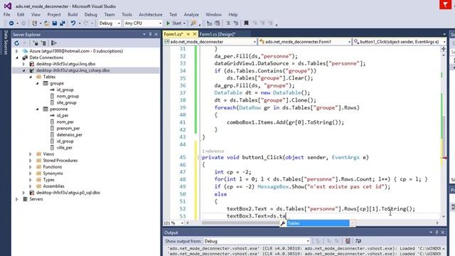 Ado.Net Mode deconnecté Avec sql server c# Ajouter - Modifier - Supprimer - Rechercher - Afficher смотреть онлайн