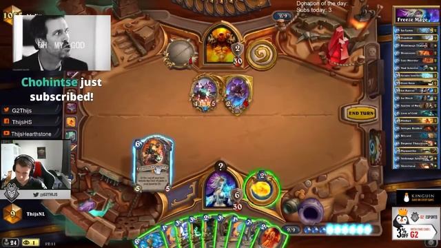 HEARTHSTONE FREEZE MAGE DECK - TOP 10 LEGEND смотреть онлайн