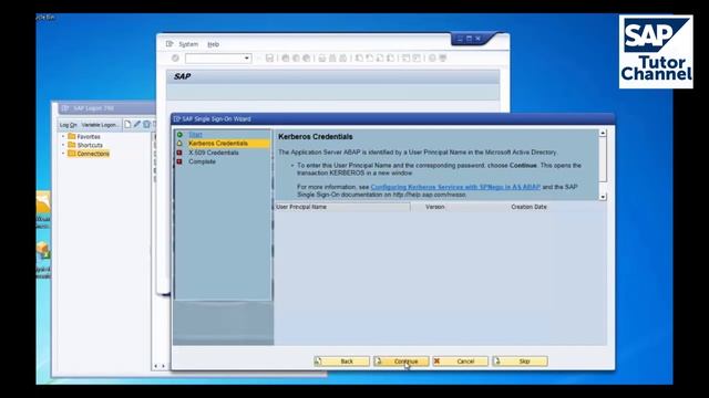 SAP Kerberos Based Single Sign On to Application Server ABAP смотреть онлайн