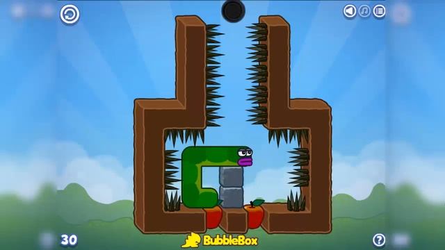 Apple Worm Game Walkthrough (Level-30) смотреть онлайн