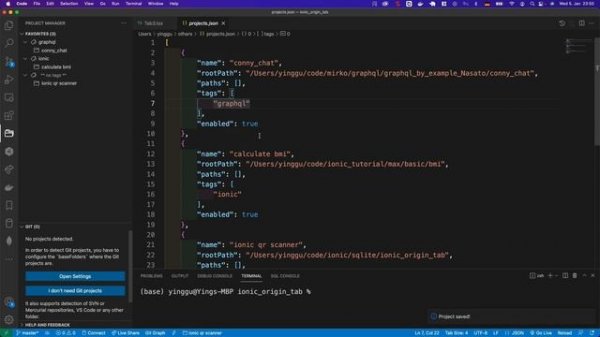 Efficient VSCode Plugin: Project Manager