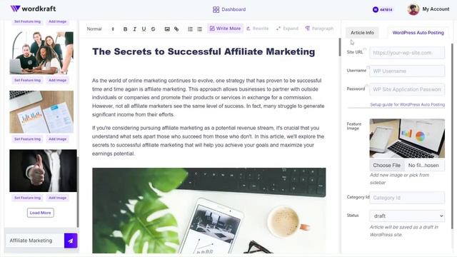 WordKraft AI: One-Click Keyword Research, Content Generation, and WordPress Publishing Workflow смотреть онлайн