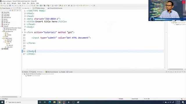 Servlet Tutorial 2: Implementing doGet(), doPost() and Session смотреть онлайн