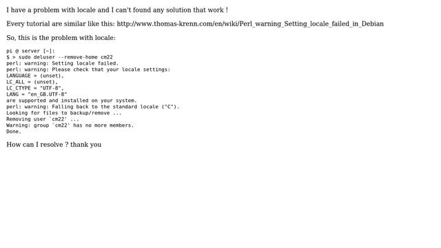 Problem with locale: "Setting locale failed." смотреть онлайн