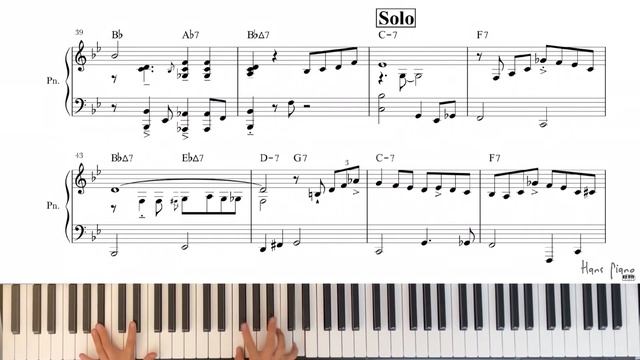 C’est Si Bon/It’s So Good/Jazz Solo Piano Project/download for free transcription/arr.HansPiano/무료악 смотреть онлайн