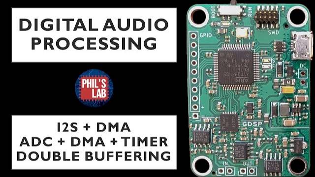 STM32 I2S ADC DMA & Double Buffering - Digital Audio Processing with STM32 #4 - Phil's Lab #55 смотреть онлайн