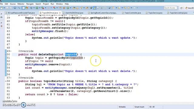 62.Spring boot Security database Authentication_PART1 смотреть онлайн