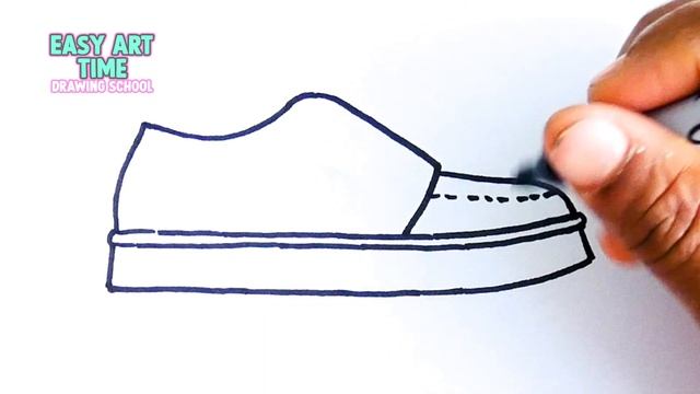 How to Draw Nike Sneakers Shoes смотреть онлайн