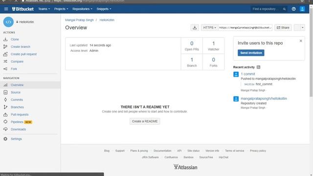 Bitbucket , How to Sync Android studio project with Bitbucket. смотреть онлайн