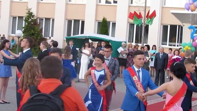 Выпускной бал 11.06.2015 Вальс выпускников Гимназии смотреть онлайн