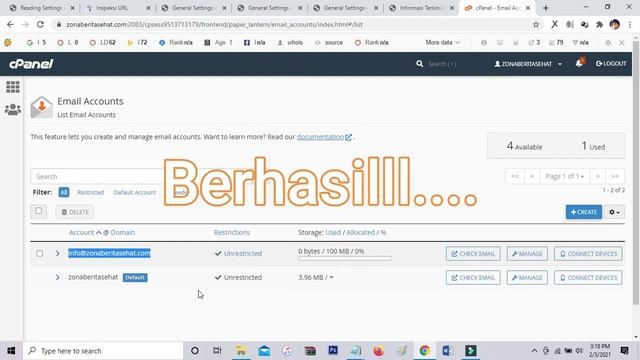 Cara membuat web mail atau email hosting Cpanel lengkap sampai reset password смотреть онлайн