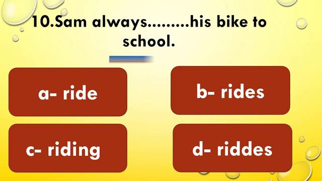 QUIZ FOR BEGINNERS: SIMPLE PRESENT VS PRESENT CONTINUOUS MULTIPLE CHOICE QUIZ смотреть онлайн