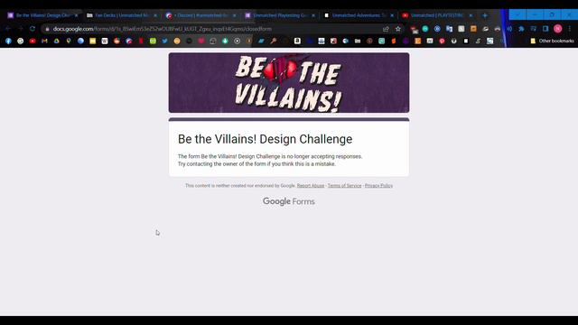Return of the Unmatched Playtesting Guild - Be The Villains Design Challenge Contest смотреть онлайн