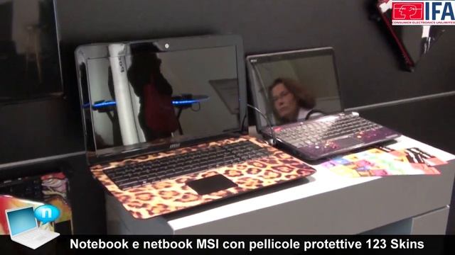 Notebook e netbook MSI con skin protettive colorate смотреть онлайн