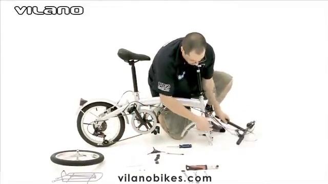 Assembling a 2015 Vilano folding bike смотреть онлайн