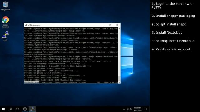 How To Install Nextcloud on Ubuntu 18.04 смотреть онлайн