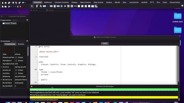 Instalación Lazarus Free Pascal para MacOS смотреть онлайн