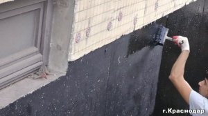 Гидроизоляция фундамента Жидкой резиной на основе КАУЧУКА