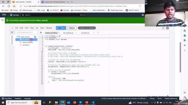AWS lambda to DynamoDB Part-2 смотреть онлайн