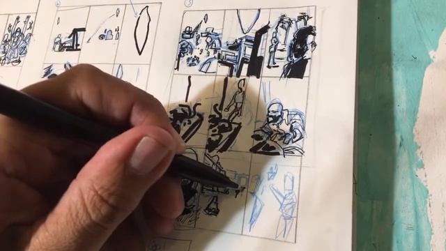 Late night drawing - making panels comic book composition смотреть онлайн
