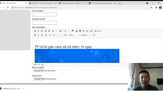 Lập trình website bán hàng full stack Backend 11 CkEditor CkFinder смотреть онлайн
