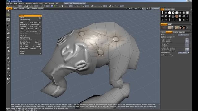 3D-Coat. Текстурирование (основы) - 03 смотреть онлайн