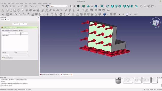 FreeCAD FEM Tutorial - Getting a result смотреть онлайн