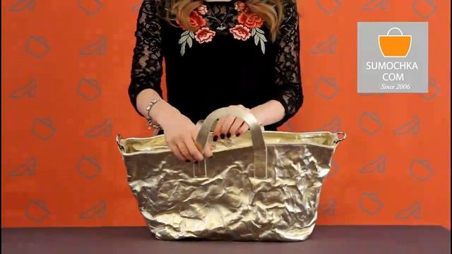 Классическая сумка IO Pelle 3506 PIUMA gold смотреть онлайн