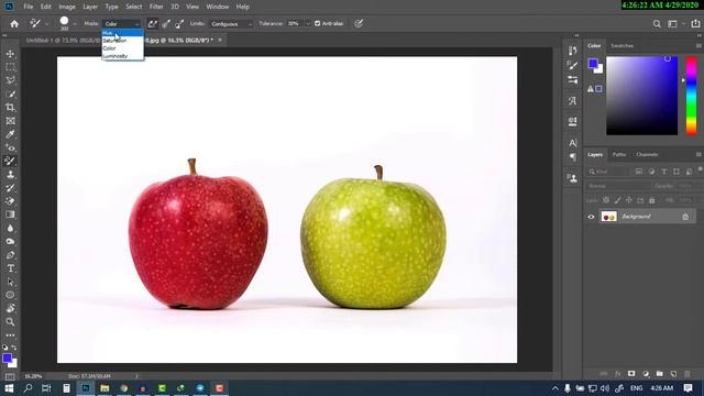 (color replacement tool) دورة الفوتوشوب الكاملة للمبتدئين -19- شرح كامل لأداة تبديل الالوان смотреть онлайн
