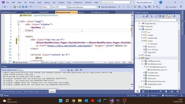 Blazor: JavaScript Interop смотреть онлайн