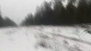 Покатушки на вездеходе каракате ЗИС 5 по ЛЭП !!! Заехали в лес ))