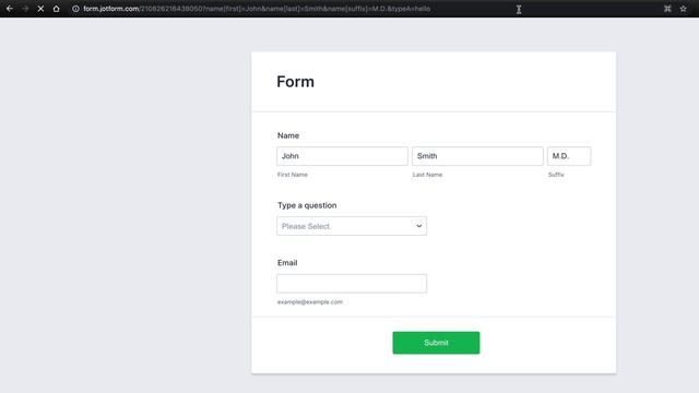 How to prepopulate form fields by URL parameters смотреть онлайн