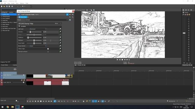 Vegas Pro 18: Как создать эффект видео на бумаге. Рельефное текстурирование смотреть онлайн