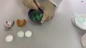Методика снятия оттиска альгинатной слепочной массой "Ypeen"