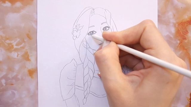 How To Draw A Cute Girl ||step By Step Tutorial