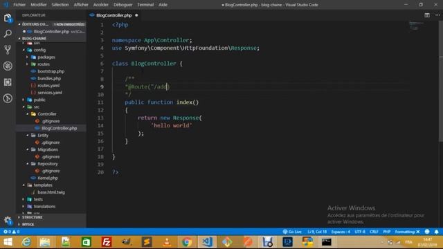 دورة SYMFONY 4 بالدارجة الدرس الرابع (routes) смотреть онлайн