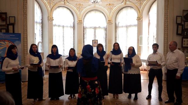 "Христос Воскресе" на грузинском языке. Регент Марьяна Ивановна Загарий. смотреть онлайн