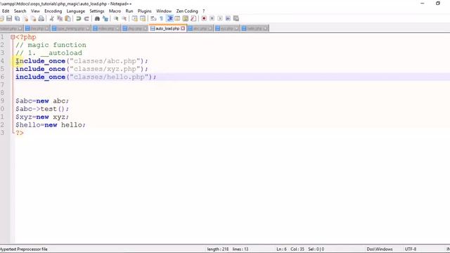 php magic method in hindi part -1 (__autoload()) смотреть онлайн