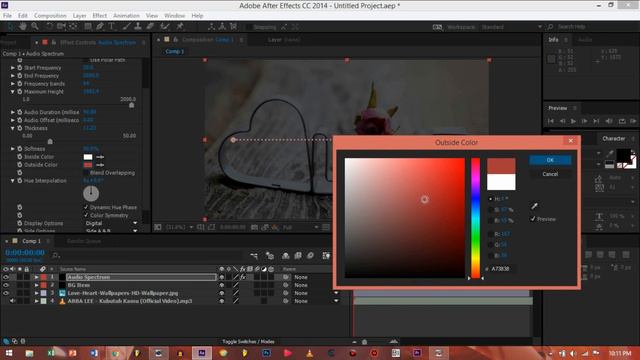 Tutorial Adobe After Effects : Audio Spectrum смотреть онлайн